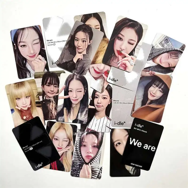5pcs/set I-DLE New Album We Are Song Yuqi LOMO Card GIDLE High
