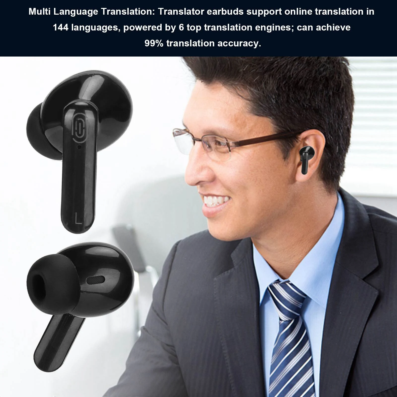 Translator Earbuds Language Translator Earbuds Wireless For Learning For Travel