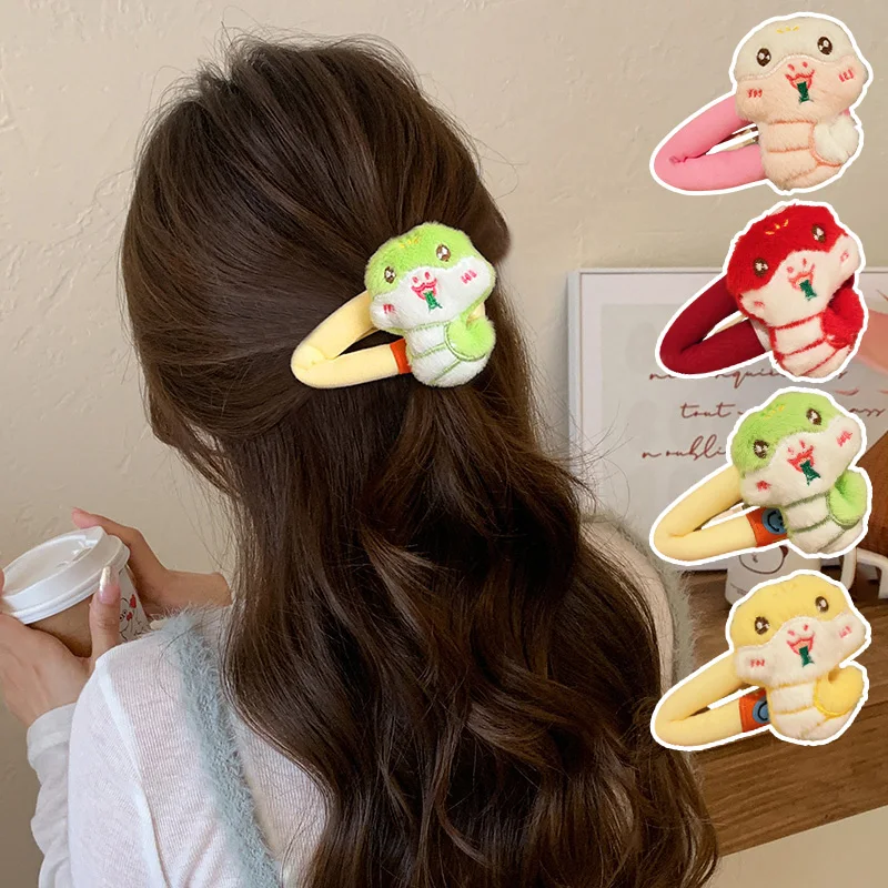 Hair Clips Chinese New Year Girls Kawaii Snake Shape Party Headbands Hairpin Antler Festival Headdresses