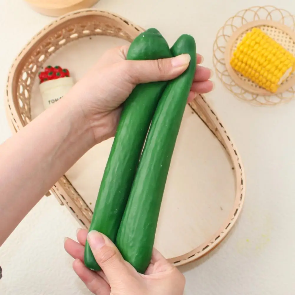 Simulated Cucumber Squeeze Toy Slow Rebound Stress Relief Prank_voghion.com