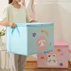 Folding Storage Basket Linen Storage Fabric Wardrobe Bedroom Closet Laundry Toys Basket Clothes Organizer Storage Box 3
