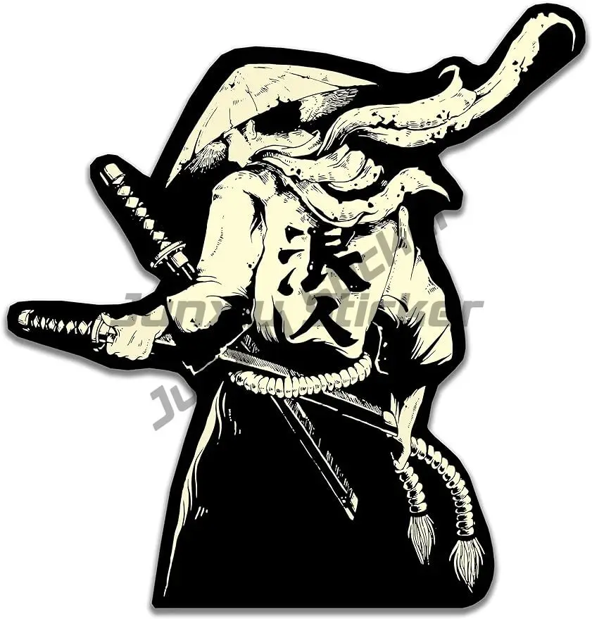 

Ronin Samurai Sticker Japanese Kanji Character Vinyl Decal for Car Truck Window Bumper Wall Decor Autotuning Gadget JDM