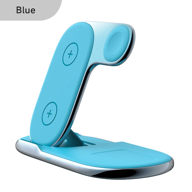 Portable Desktop Mobile Phone Wireless Charger Station 3in1 4 3 In One 3 In 1 Folding Magnetic Foldable 10w 15w Wireless Charger