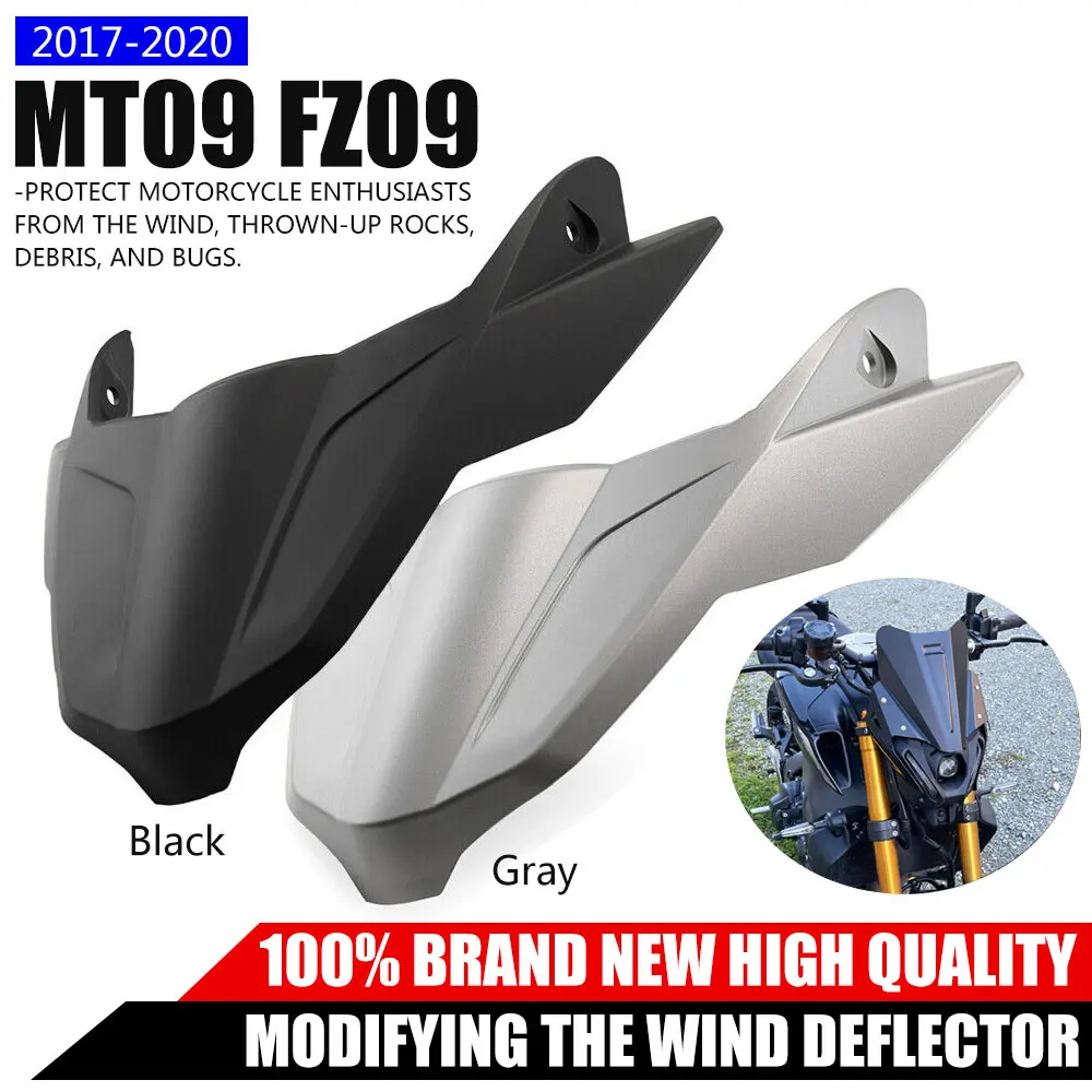

For YAMAHA MT-09 2017-2020 Motorcycle Windscreen Windshield Deflector