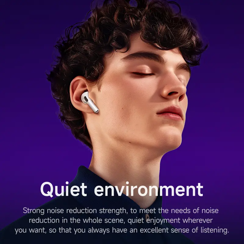 HOCO EW72/EW79 Wireless ANC Noise Reduction Music Game Earohones Stereo Earbuds Touch Control Charging Box - Image 5