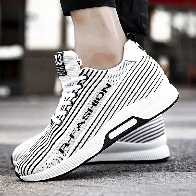 Men Sneakers Elevator Shoes Height Increase Shoes For Men Hidden Heels 6cm Optional Breathable Lift Sports Height Increasing Man