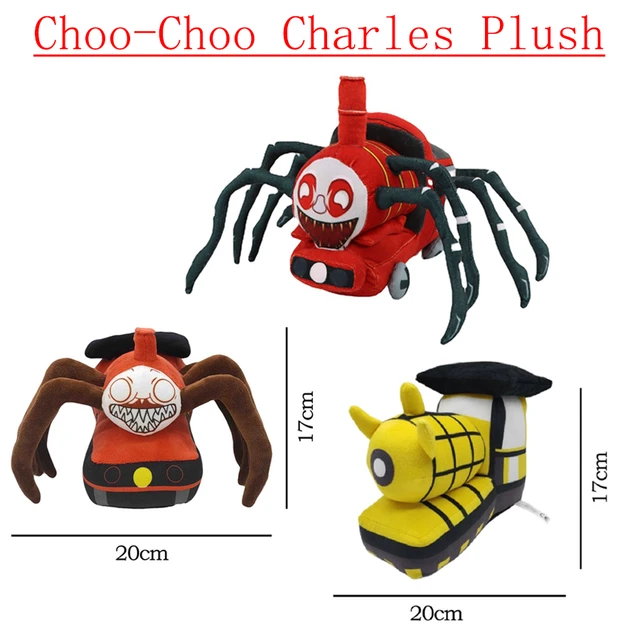 2 styles Choo-Choo Charles Plush Toy Horror Game Figure Stuffed Doll Soft  Spider Animal Charles