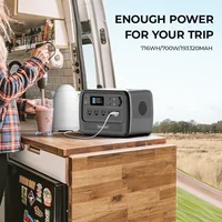【US Plug】BLUETTI PS72 700W Portable Solar Generator, 716Wh LiFePO4 Power Station, For Home Use, Off-Grid Living, Camping 2