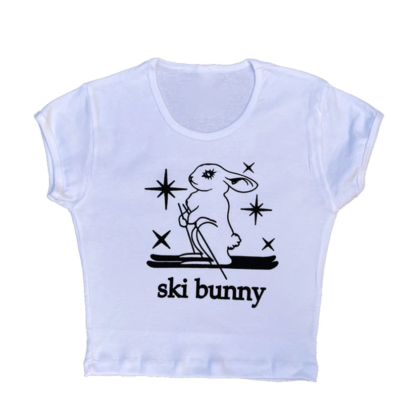 Baby Tees Women Clothes Women Aesthetic Baby Tee Graphic Baby Tee