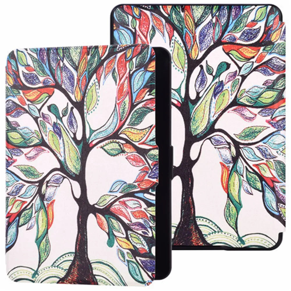Рекламный чехол Kindle Paperwhite 1 2 3 из искусственной кожи Funda автоматический режим сна