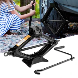 Ciseaux Jack 2.0 tonnes, outil de réparation automobile Durable, économie de main d'œuvre, avec plaque d'acier plus épaisse, pour les véhicules de voiture et tout terrain 