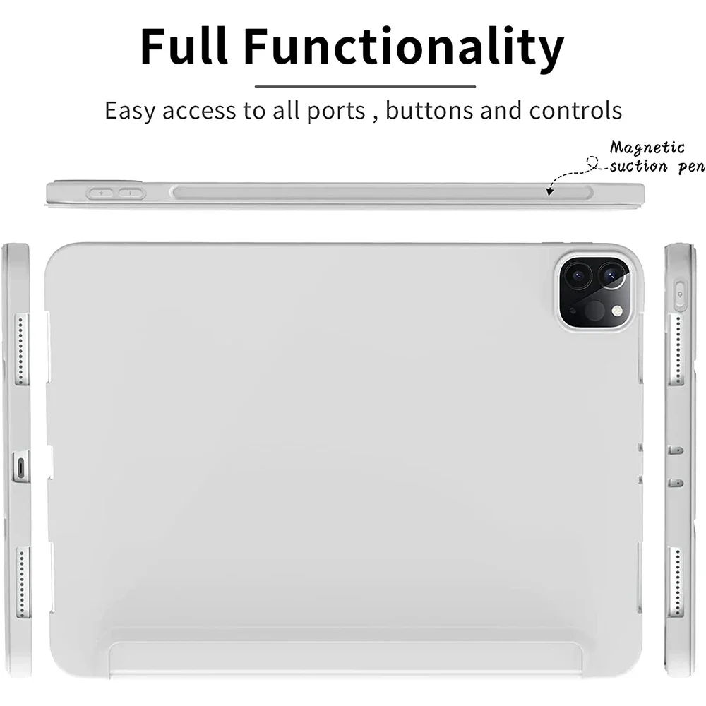 Premium Magnetic Tri-Fold Tablet Case