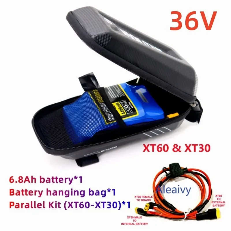 36V Battery 4.4Ah 6.8Ah 48V 6Ah 10Ah for Paralleling Extra Expansion XiaoMi M365 1s Pro Mi3 Ninebot Max G30 With Battery Bag 3