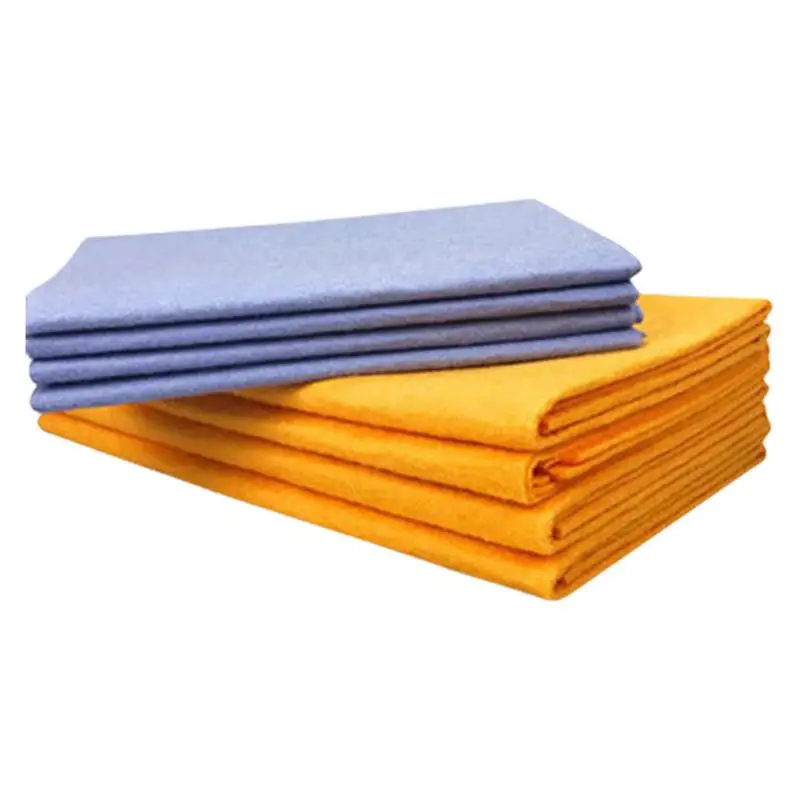 Kitchen Towel Cleaning Cloth Towel Cleaning Cloth Dish Cloth 8pcs Reusable Super Absorbent Kitchen Chamois Towel for Car Drying Window Floors