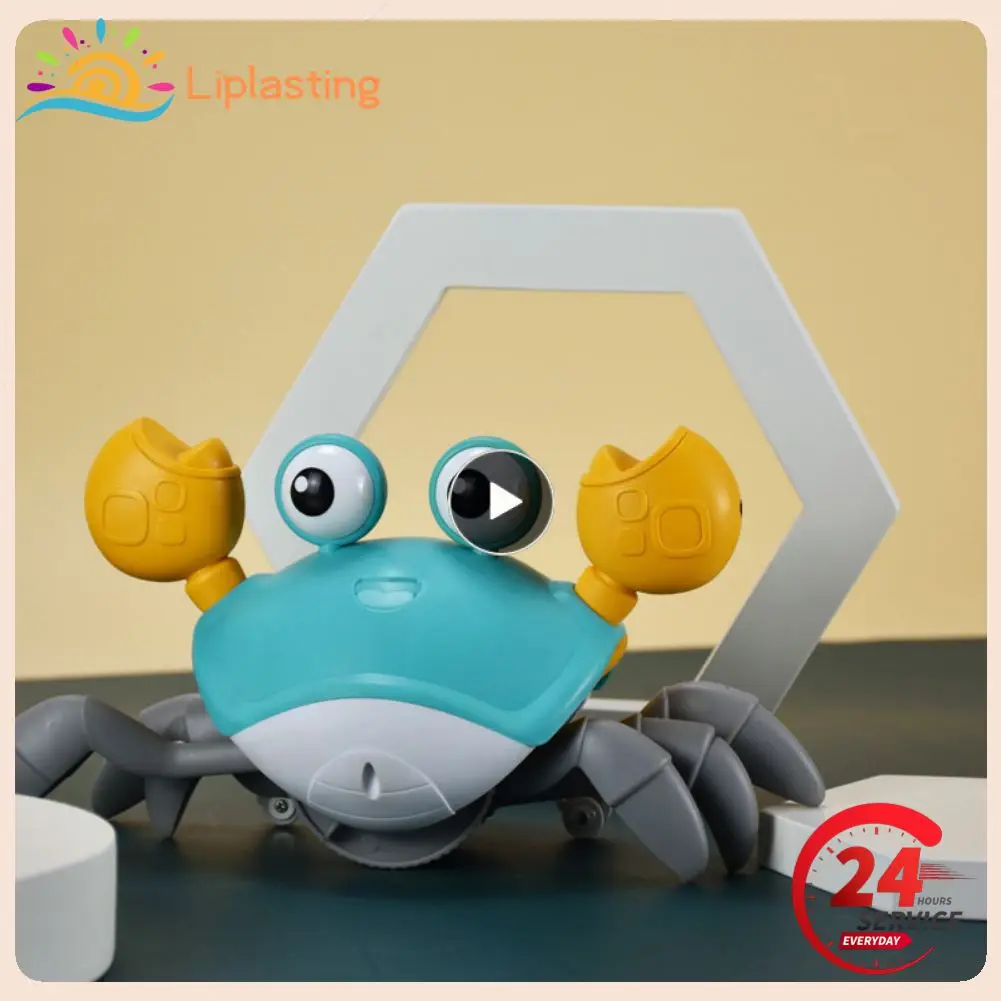 

Детская игрушка-краб для ползания, милая игрушка-краб для ползания, танцевальные крабы, Интерактивный Обучающий развивающий подарок