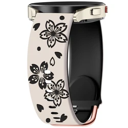 Silicone Smart Watchband Bracelet - 20mm - 20mm Universal (2StarB)