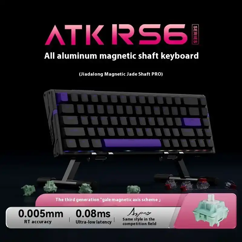 ATK RS6 Ultra Gaming Magnetic Switch Keyboard 0.001MM Rapid