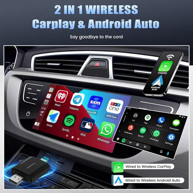 Phoebus Link 2-in-1 Wireless CarPlay & Android Auto Adapter 3