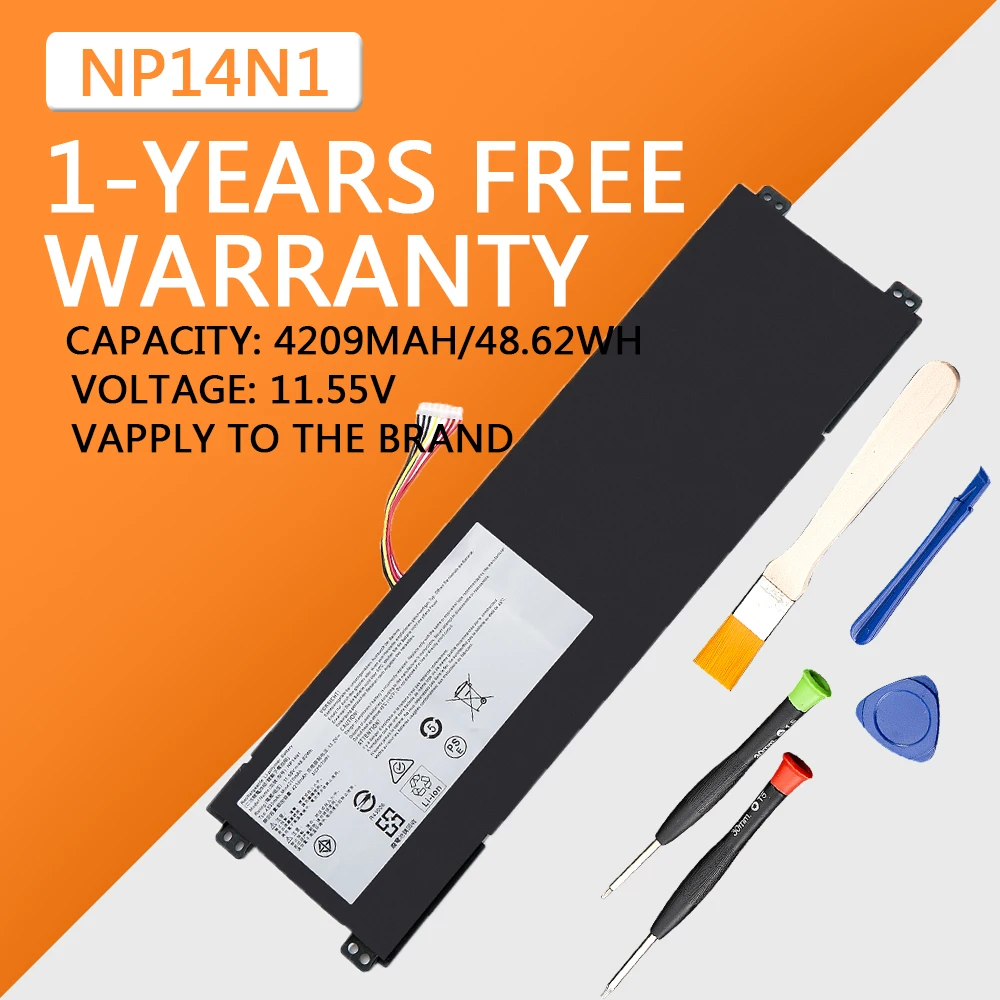 Batteria Per Laptop Np14N1 Per Notebook Getac Nexstgo Primus Nx101 Bussiness 11.55V 48.62Wh 4335Mah