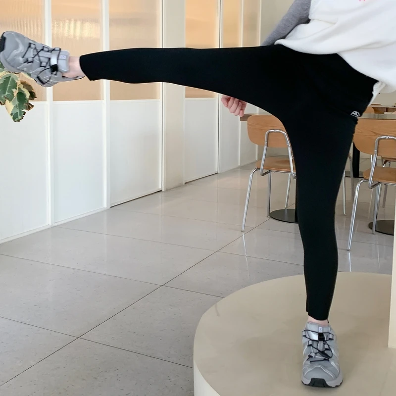 

Leggings for girls fall/winter 2023 new kids warm fleece shark pants baby fall/winter leggings