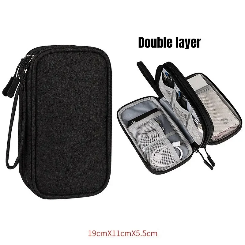 Spacious Waterproof Travel Cable and Electronics Organizer Bag