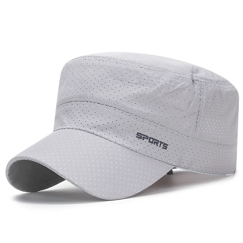 Plain White Baseball Cap Summer Mesh Outdoor Sport Quick Drying