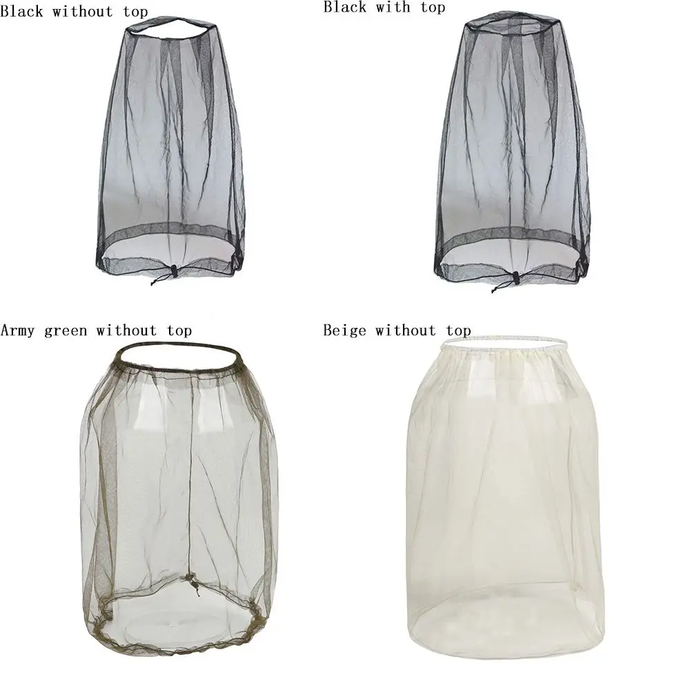 Description Picture 3 of itemProtector Face Protector Outdoor Fishing Insect Bee Protection Mesh Hat Fishing Cap Head Net Mosquito Hat