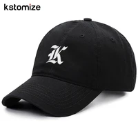 A-Z Old English Embroidery black Baseball Cap High Quality Cotton Fashion Men Women Sport Visors Adjustable Snapback  Caps 2