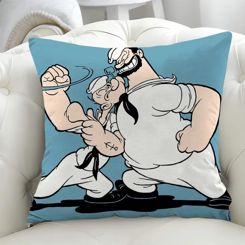 

P-popeye the Sailor Bed Pillowcases 40x40 Cushions of Modern Sofa Double-sided Printing Twin Size Bedding Cover for Pillow Cases