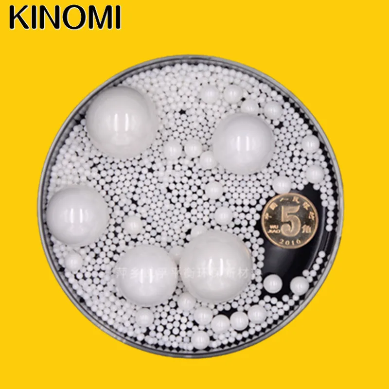 95% High Purity ZrO2 15mm 20mm 25mm 30mm 40mm 50mm Y2O3 Yttria Stabilized Zirconia Ceramic Grinding Balls