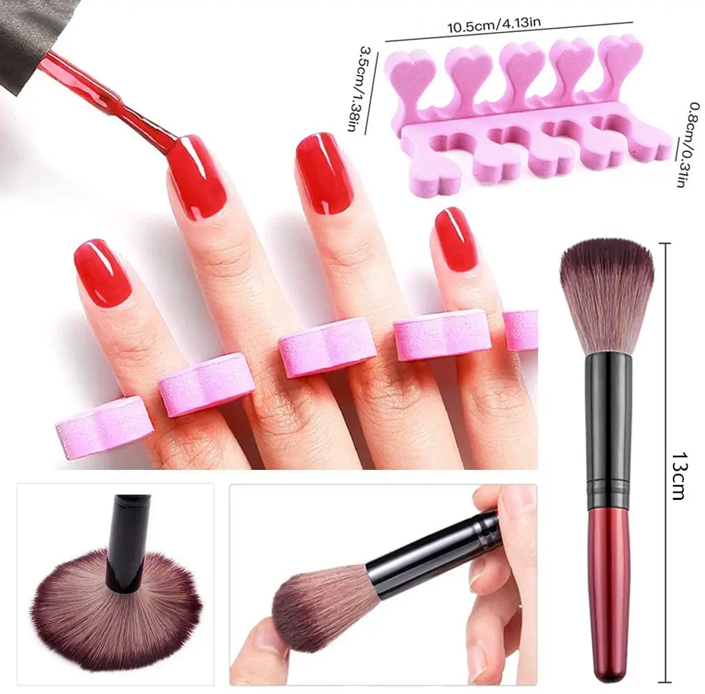 Toe Separators 50pcs (25Pairs) Nail Art Tool Finger Toe Separators