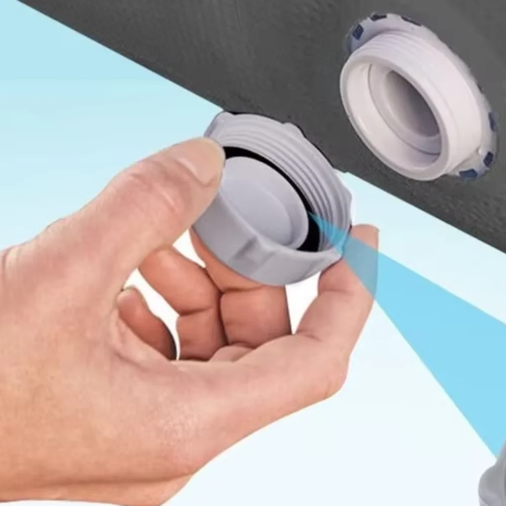 Easy Maintenance Pool Replacement Part Replacement Cap Durable Drain Valve Cap Plastic Material for Coleman Pools P01006