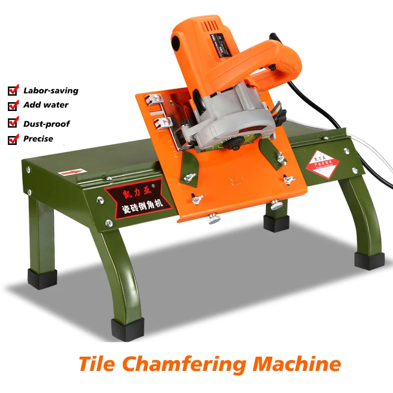 220V 2300W Dust-free Tile Chamfering Machine Portable Tile Cutting Machine 45° High Precision Wall Tile Angle Grinder x20 precision end mill grinder 4 20 mm portable carbide end mill sharpener spiral milling cutter grinding machine