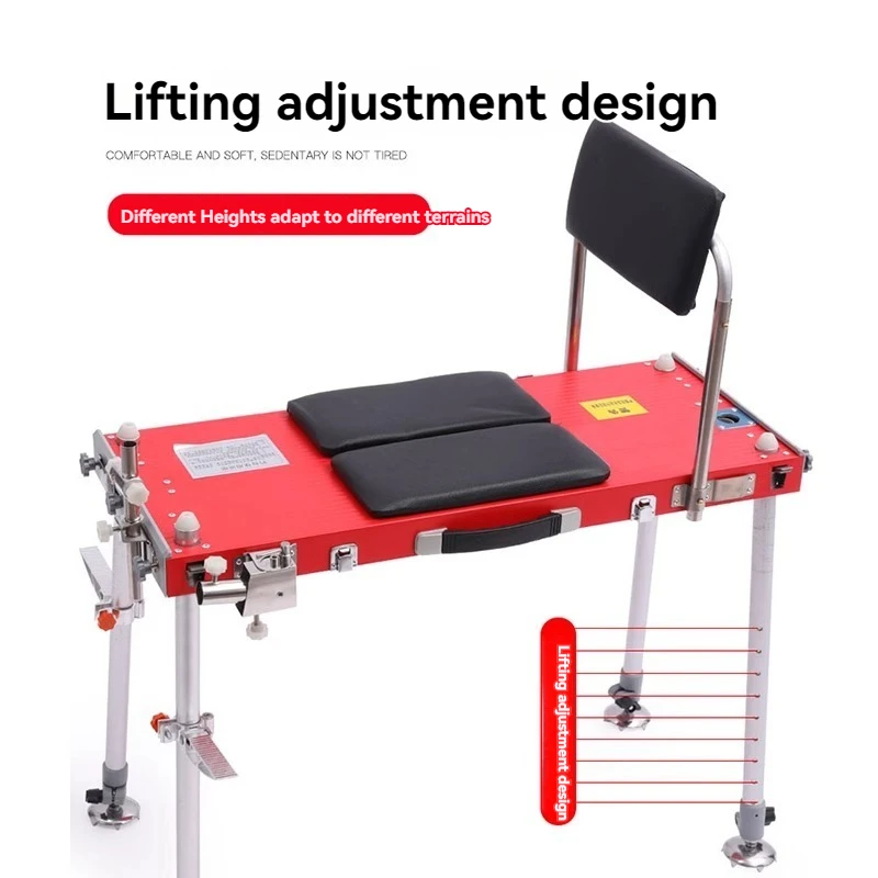 Small fishing platform ultra-light folding multifunctional telescopic portable small fishing platform chair