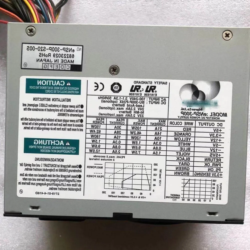 Industrial Control Power Supply for Nipron eNSP-300P BU-300P-24P 300W Work Good 4 Industrial Control Power Supply for Nipron eNSP-300P BU-300P-24P 300W Work Good - Image 2