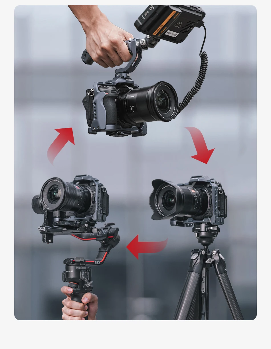 FALCAM F22 Quick Release for Nikon Z6 III Z6 Mark 3 Cage Kit Expansion Accessori
