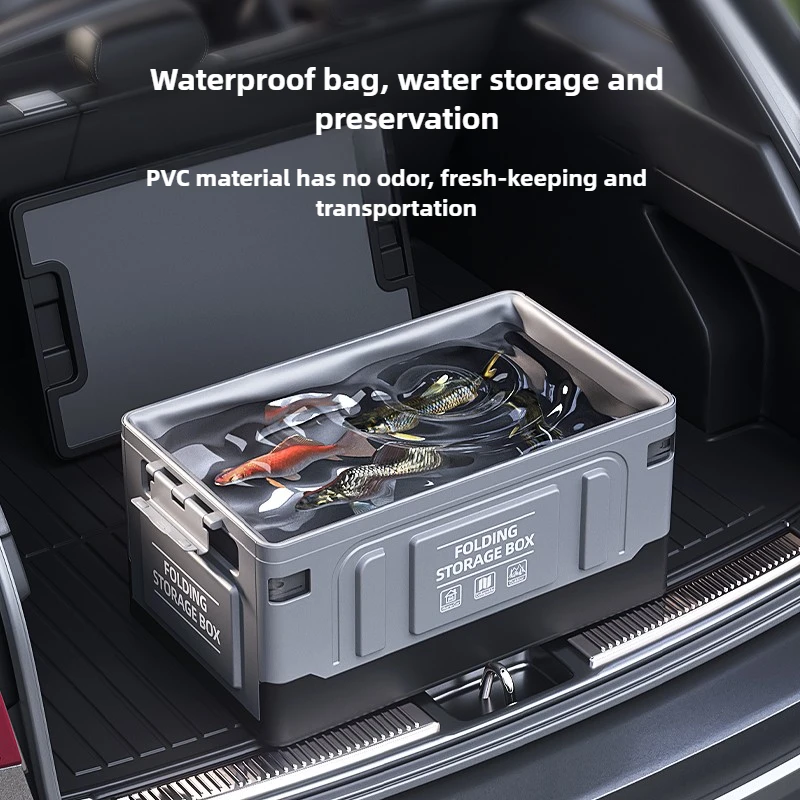 New Car Trunk Storage Box Foldable Auto Trunk Camping Organizer Box For Land Rover Range Rover Sport Evoque Freelander Velar