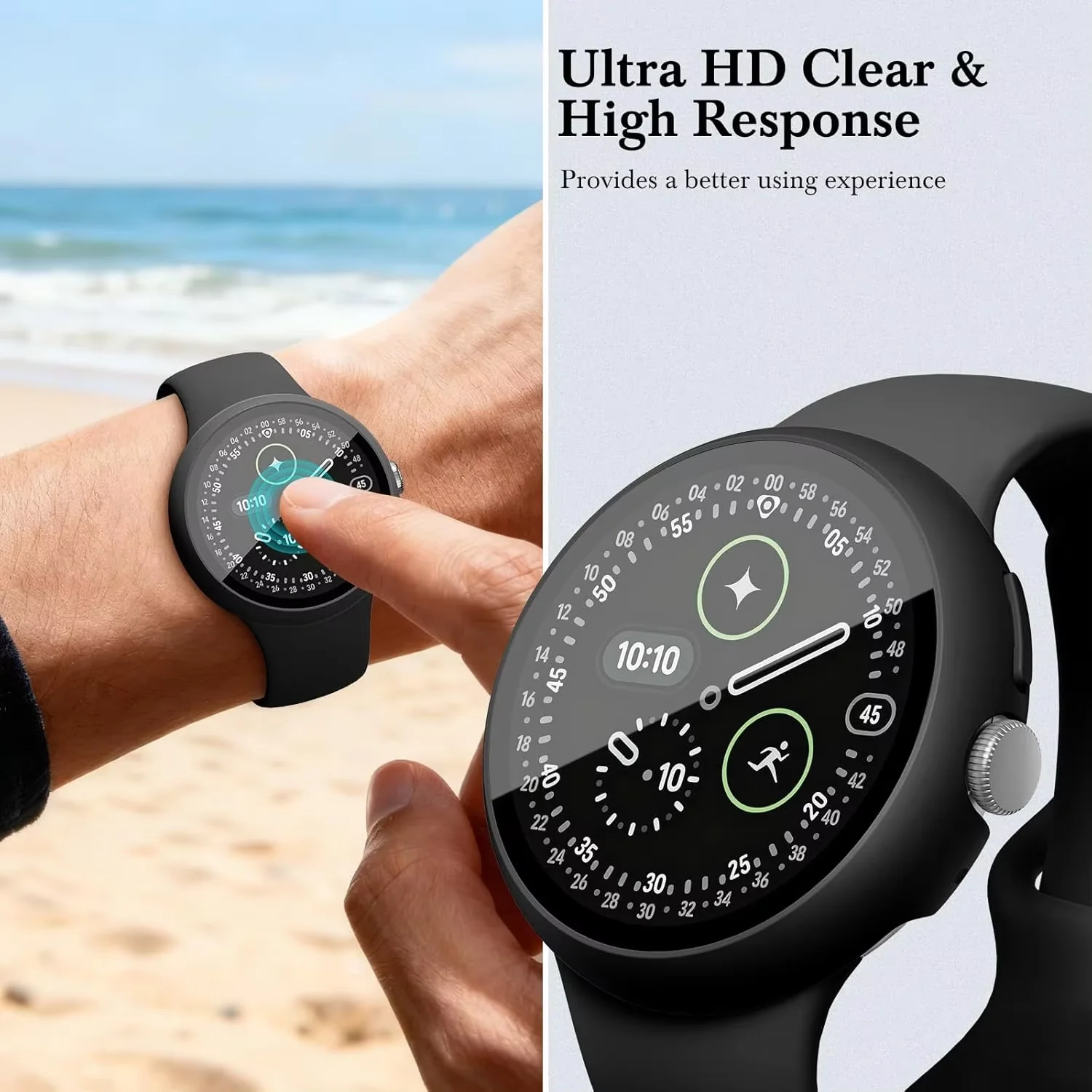 Durable All-Around Bumper Case with HD Tempered Glass