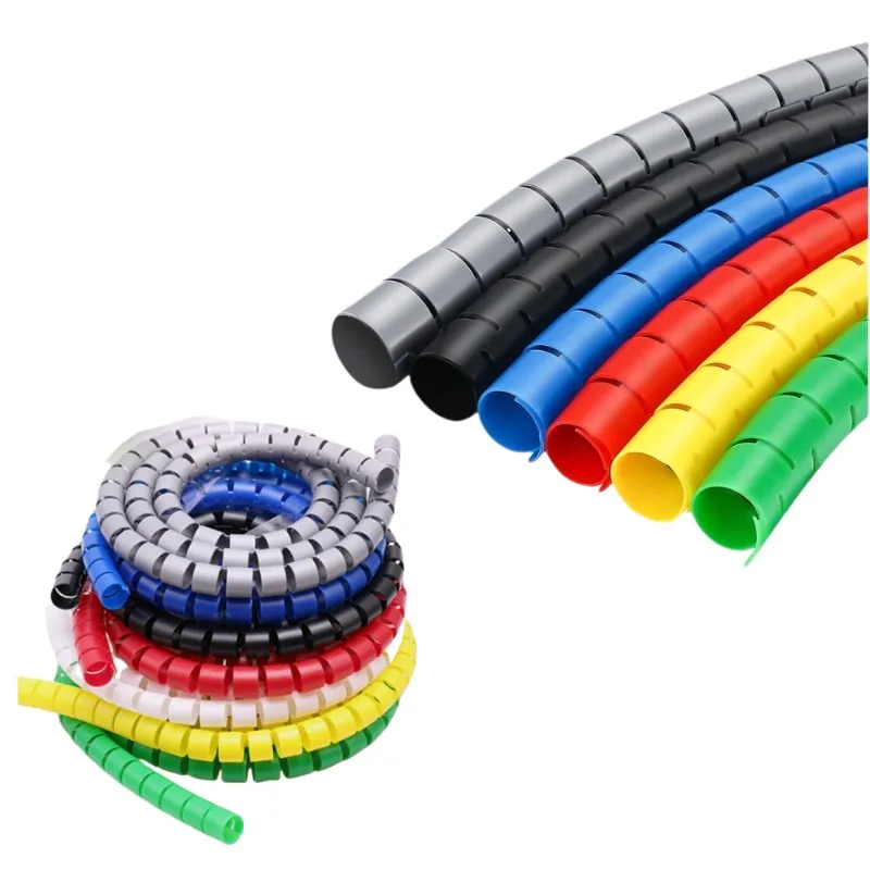 

1/1.5/3/5/10 Meter 8/10/15/20/25/30/35mm Line Organizer Pipe Protection Spiral Wrap Winding Cable Wire Protector Cover Tube