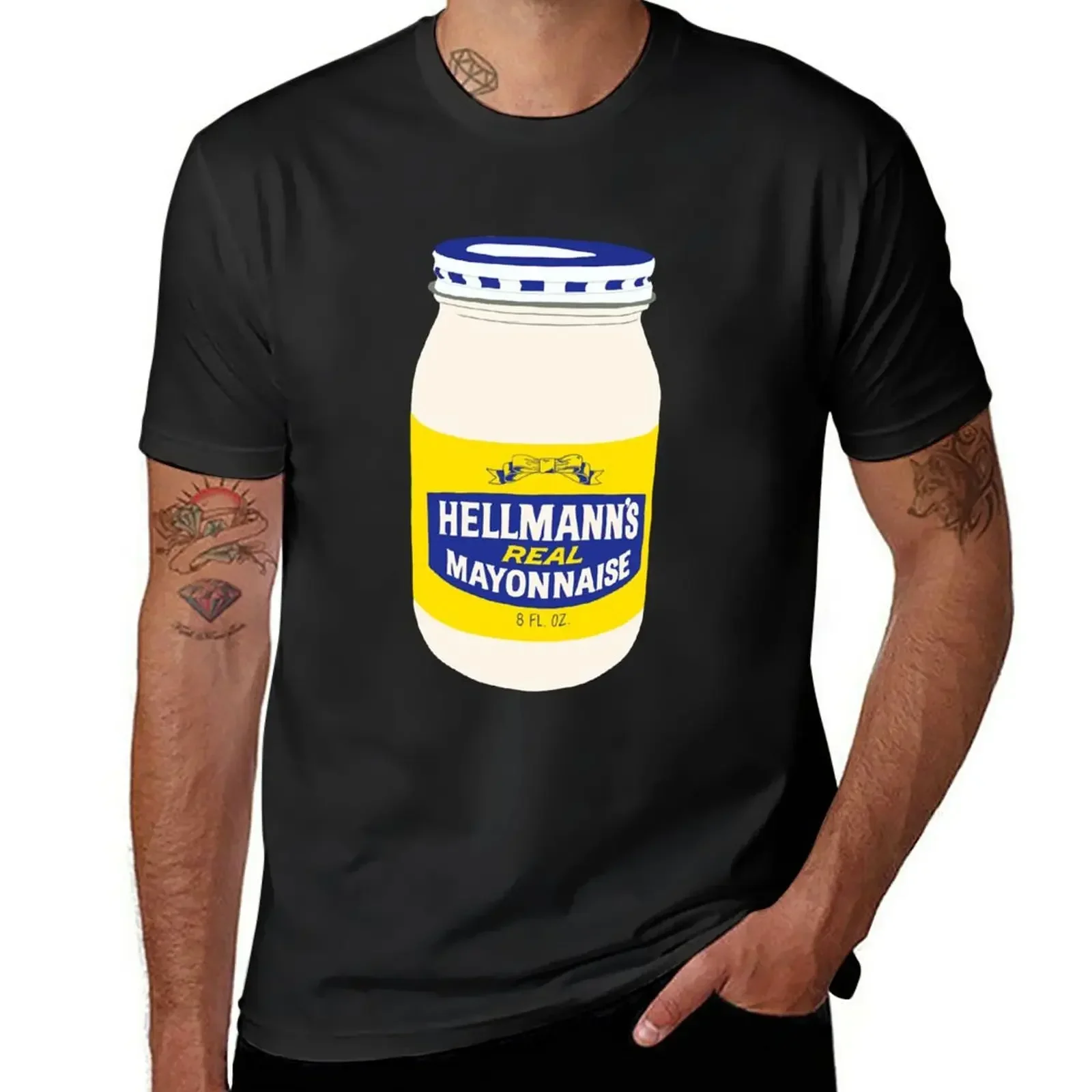 

Новинка 2024, винтажная одежда, мужские футболки, женская одежда с майонезом, футболка большого размера, уличная одежда в стиле Харадзюку