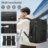 Lifetime Warranty Travel Backpack Men Business Backpack Schoolbag Expandable USB Bag Large Capacity 17 Laptop Bag Waterproof Bag 4