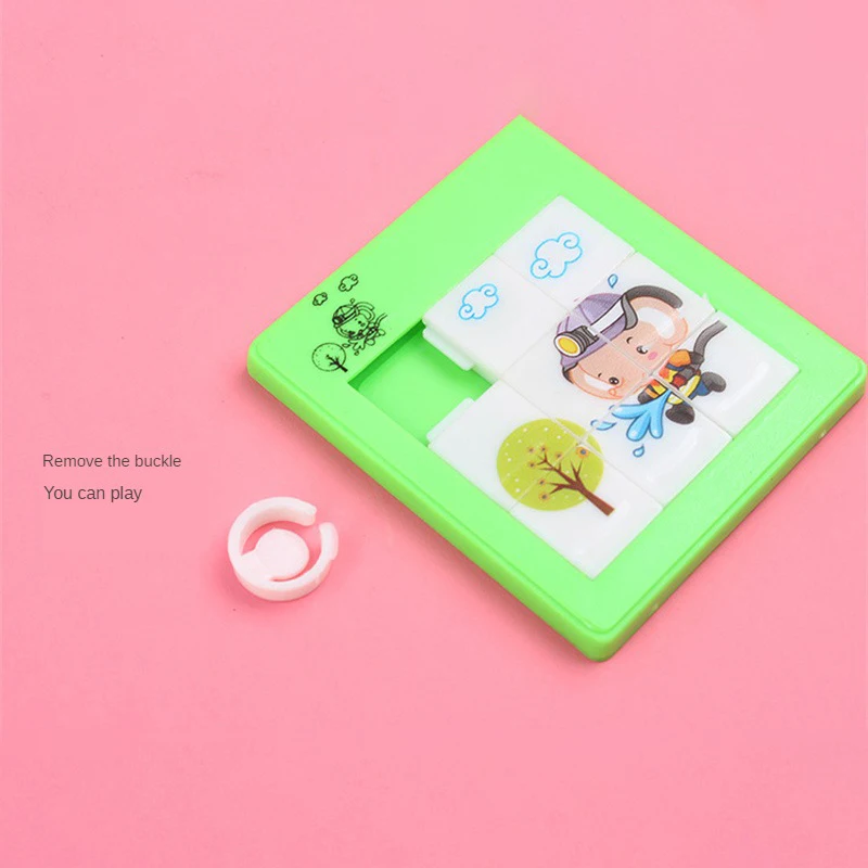10/15PCS Huarong Road Durable Easy To Use Independent Opp Bag Kids Toys Piggy Puzzle Small And Convenient Colorful Plastic