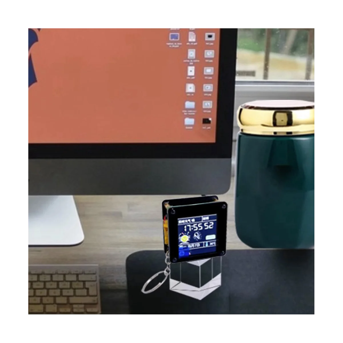 ޴ ̴ TV Ʈ Lvgl  St7735,B  , 1.44 ġ LCD ũ ũž ű, ESP32 C3