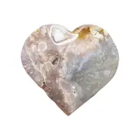 Natural Gemstone Pink Amethyst Heart-shaped Geode Agate Room Witchcraft Altarpiece Decoration Crystal with Stone Healing 1