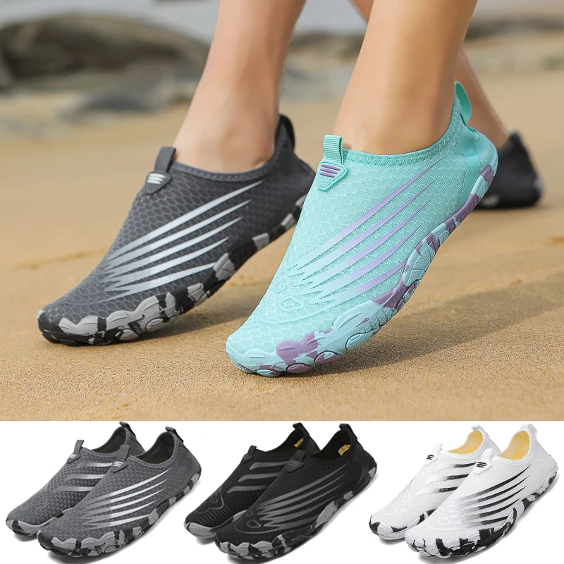 Yoga Running Dual-purpose Shoes Men and Women's Waders Anti-slip Sole Barefoot Feeling Fishing Shoes Breathable and Quick-drying water shoes aqua shoes barefoot shoes