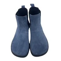 Tipsietoes Chelsea Barefoot Spring Autumn Genuine Cow Suede Waterproof Leather Boots With Leather Linning Inside For Women - Image 5