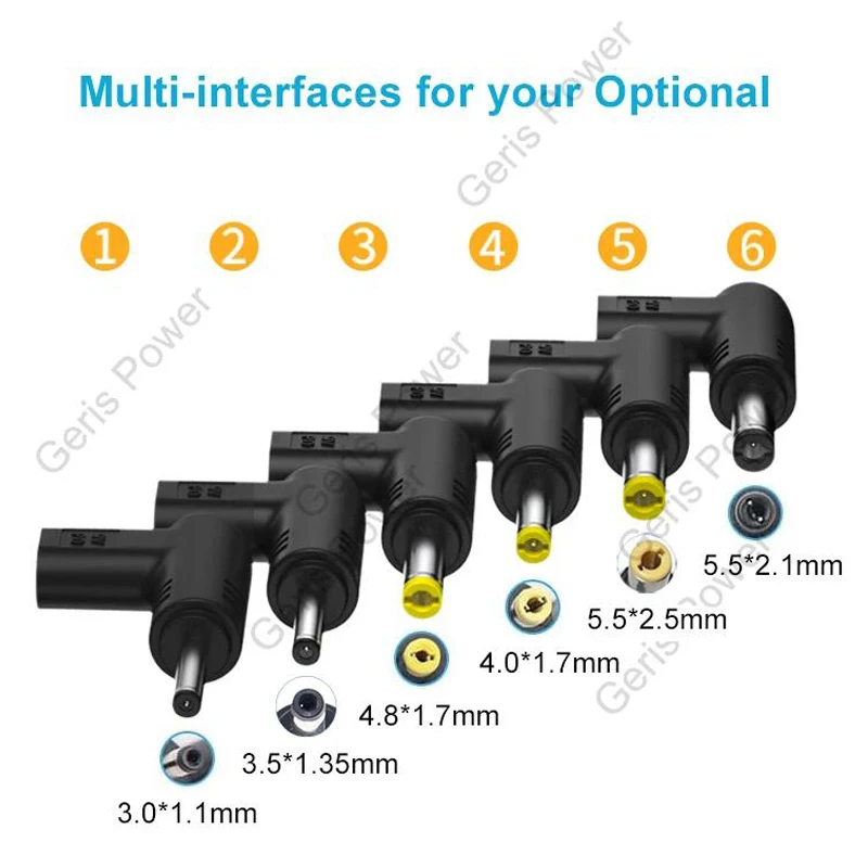 USB Adapter 12V 15V 19.5V C Type C PD to DC Power Universal 3.5*1.35 5.5*2.5mm DC Jack Plug Connector for Router Tablet Camera