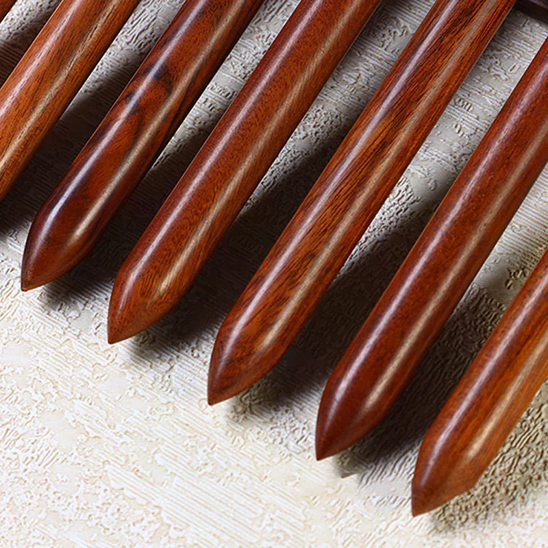 Pennello per pittura gel in legno per nail art per estensione punta gel Accessorio per costruttore acrilico Pennelli per nail art Pennello per unghie gel UV per manicure - immagine 4