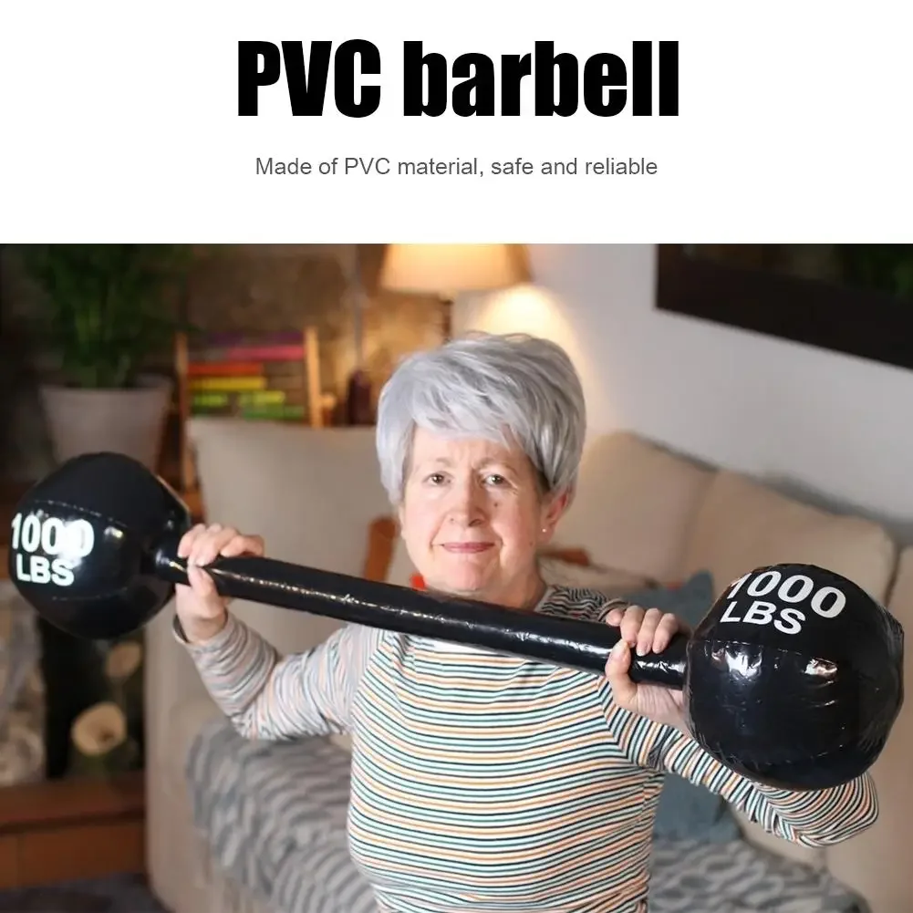 Inflatable Dumbbell Toys Baby Thickened Inflatable Dumbbell Toys Children Fitness Barbell Sports Toy PVC Kids Sports Fitness Dumbbell Party