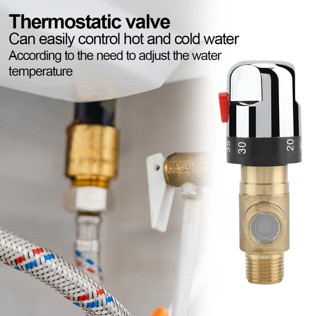 Bidet Faucet Mixing Valve DN15 Constant Water Temperature Shower Faucet  Valve Solid Brass for Solar Water Heater Valve Part _ - AliExpress Mobile